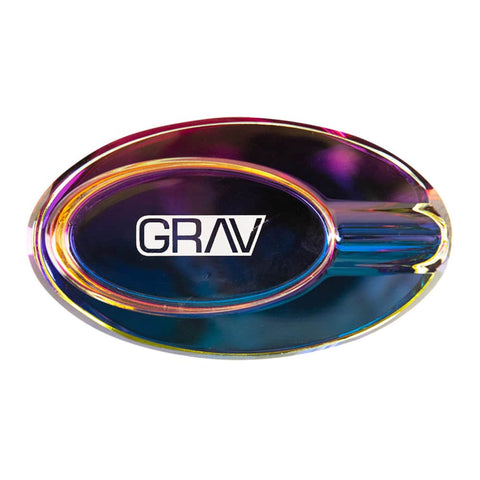 GRAV Glass Ellipse Ashtray GRAV Glass Ellipse Ashtray