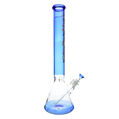 Ink Blue Koi 18" Full Color Beaker Bong Ink Blue Koi 18" Full Color Beaker Bong