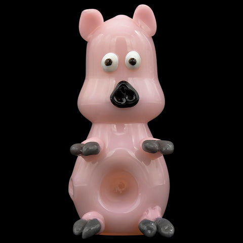 Little Piggy Hand Pipe in Tan or Pink Little Piggy Hand Pipe in Tan or Pink