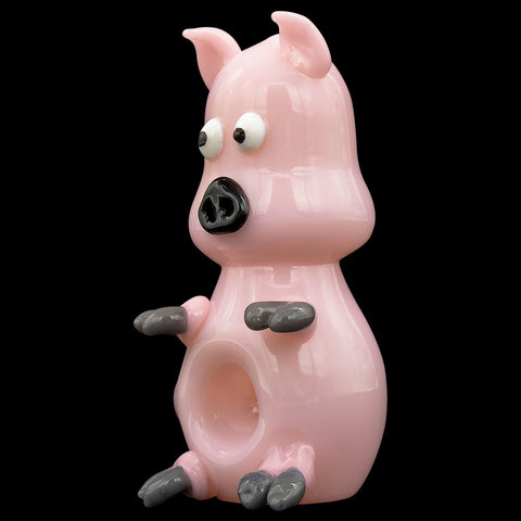 Little Piggy Hand Pipe in Tan or Pink Little Piggy Hand Pipe in Tan or Pink