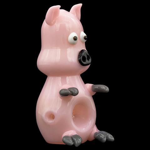 Little Piggy Hand Pipe in Tan or Pink Little Piggy Hand Pipe in Tan or Pink