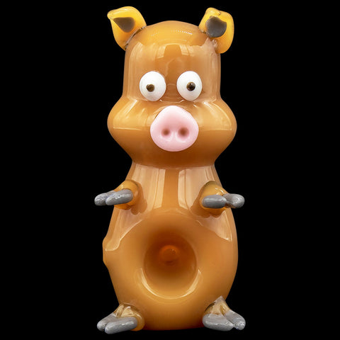 Little Piggy Hand Pipe in Tan or Pink Little Piggy Hand Pipe in Tan or Pink