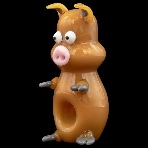 Little Piggy Hand Pipe in Tan or Pink Little Piggy Hand Pipe in Tan or Pink