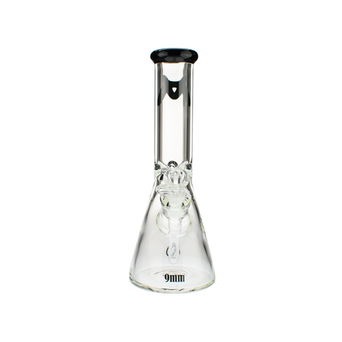 12" x 9mm Classic Beaker Bong Color Accent 12" x 9mm Classic Beaker Bong Color Accent