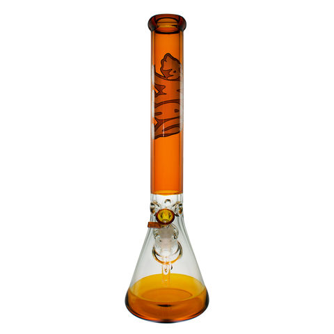 Full Golden Cali Bear 18" Full Color Beaker Bong Full Golden Cali Bear 18" Full Color Beaker Bong