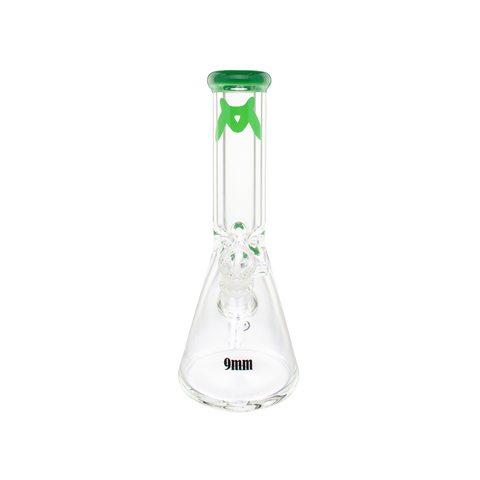 12" x 9mm Classic Beaker Bong Color Accent 12" x 9mm Classic Beaker Bong Color Accent