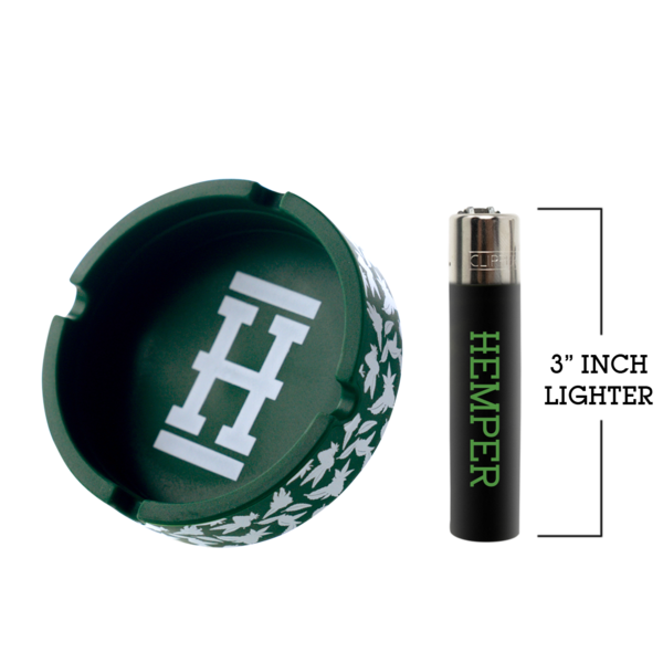 HEMPER Asher - "Cannaflage" Silicone Green Ashtray HEMPER Asher - "Cannaflage" Silicone Green Ashtray