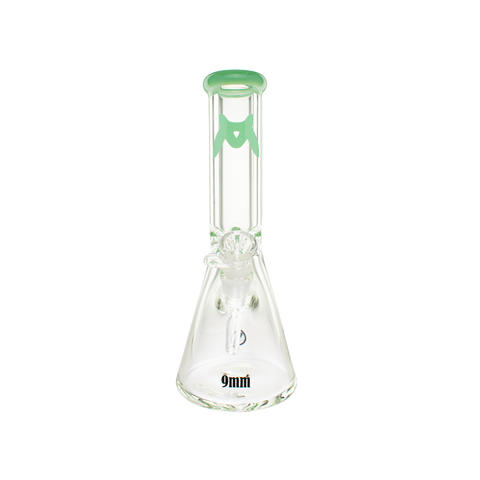 12" x 9mm Classic Beaker Bong Color Accent 12" x 9mm Classic Beaker Bong Color Accent