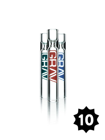 12mm GRAV® Clear Taster - Pack of 10 12mm GRAV® Clear Taster - Pack of 10