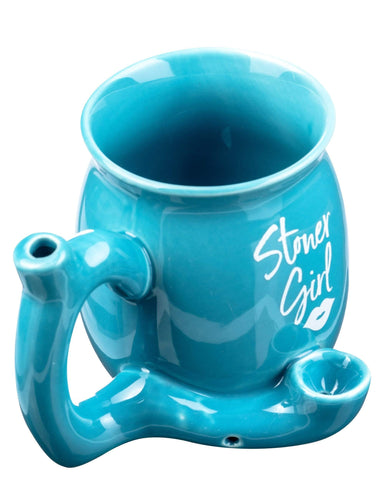 Stoner Girl Pipe Mug Stoner Girl Pipe Mug
