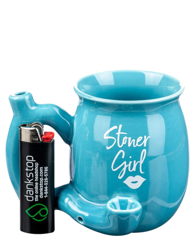 Stoner Girl Pipe Mug Stoner Girl Pipe Mug