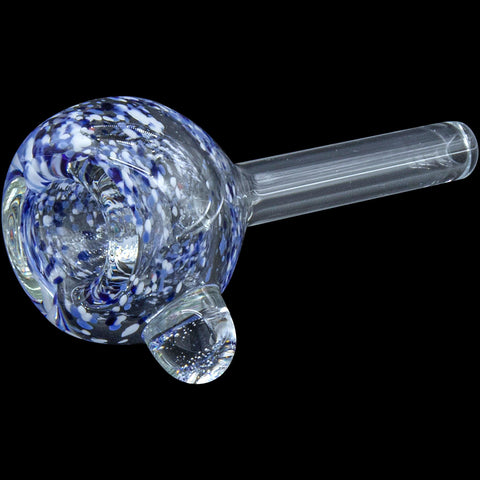 Frit Bubble Bowl 9mm Pull-Stem Slide (Various Colors)