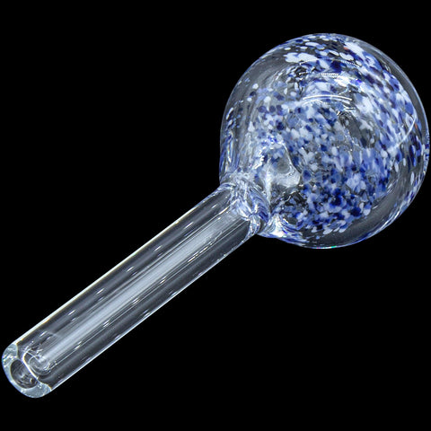 Frit Bubble Bowl 9mm Pull-Stem Slide (Various Colors)