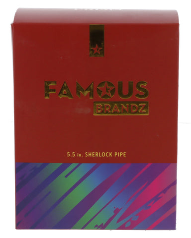 Famous X Prism Fumed Large Sherlock Pipe