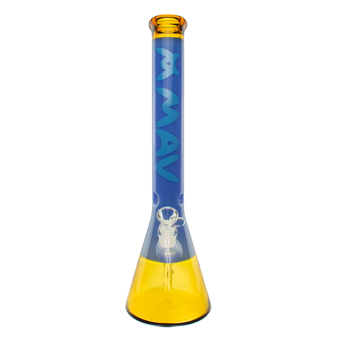 18" Color Float Beaker Bong