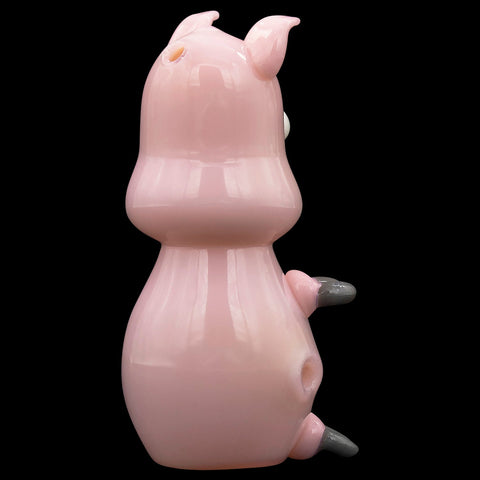Little Piggy Hand Pipe in Tan or Pink