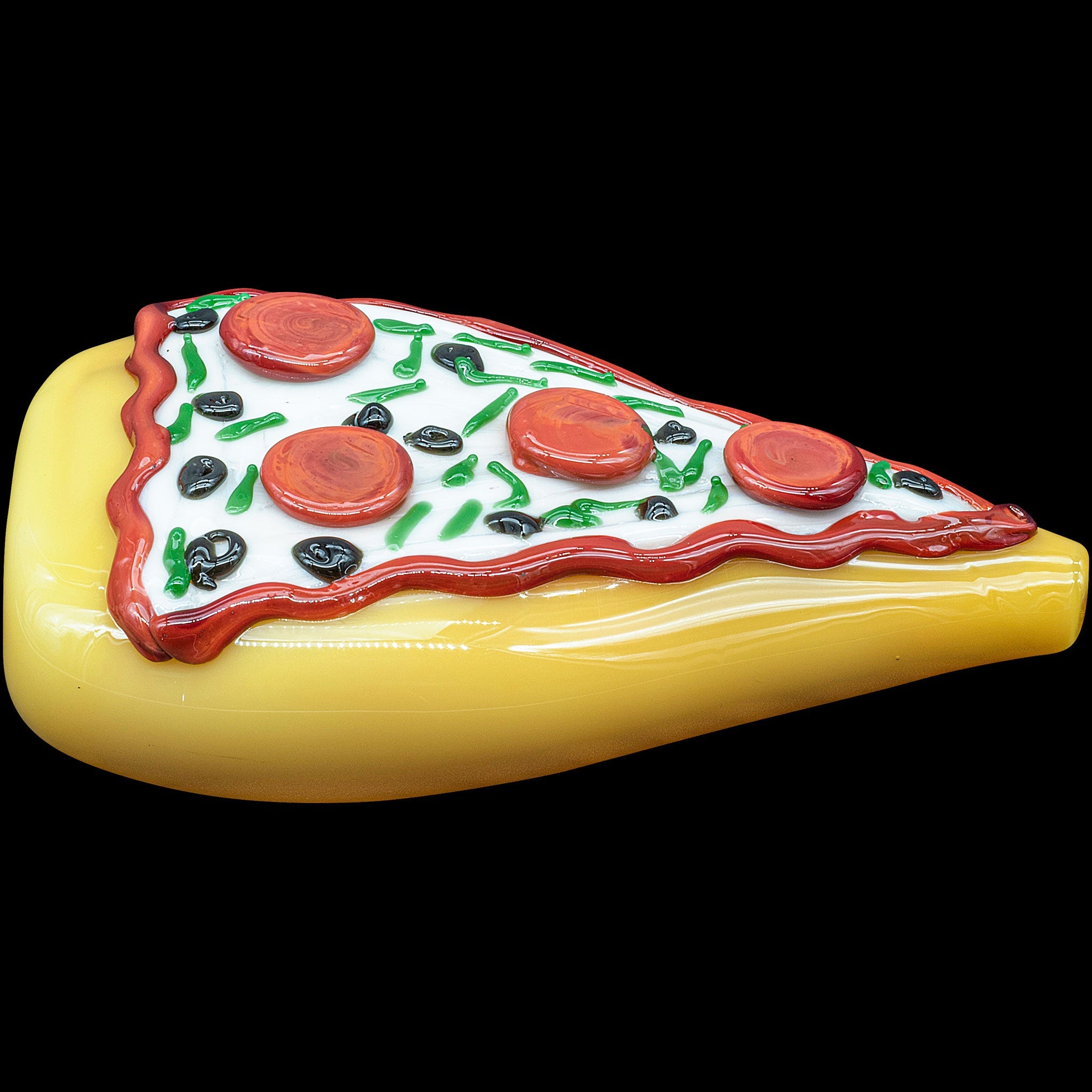 LA Pipes "Pizza Party" Glass Pipe