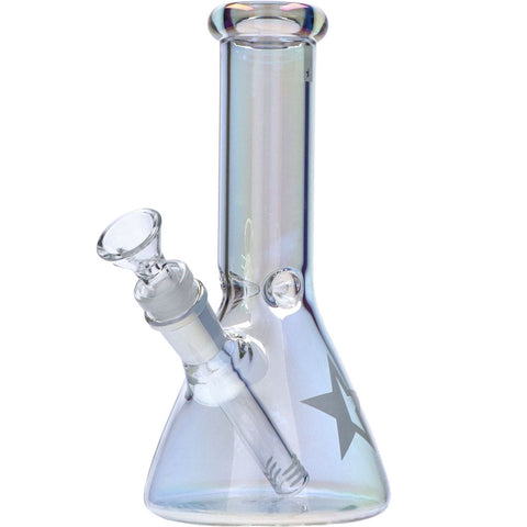 Famous 8” Fumed Glass Beaker Water Pipe