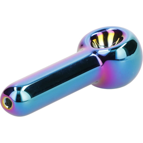 Famous X 3" Rainbow Prism Fumed Spoon Hand Pipe