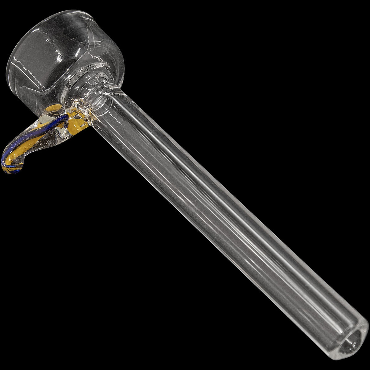 9mm Clear Slide Bowl w/ Color Handle for Pull-Stem Bongs