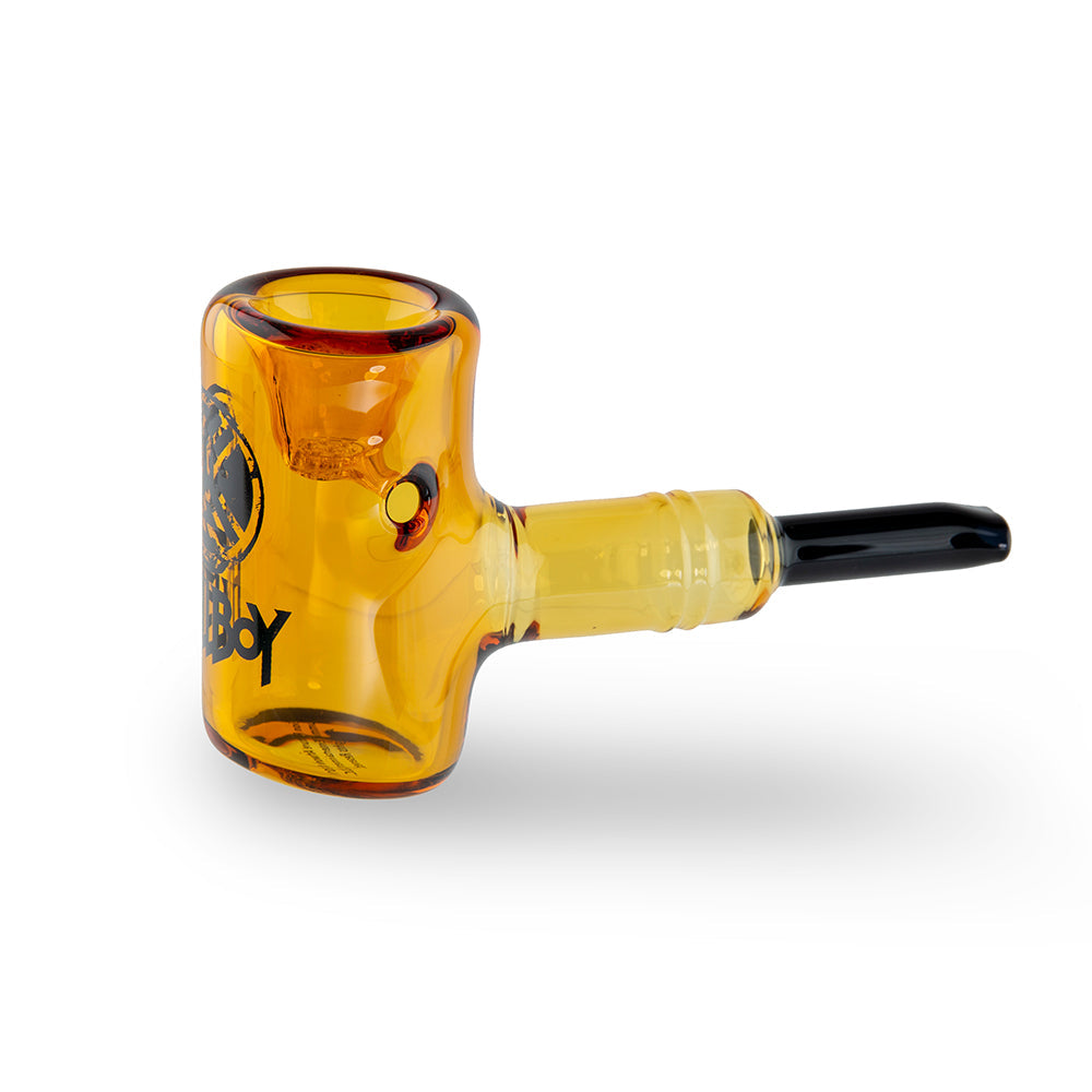 Famous Brandz Hellboy Sherlock Hand Pipe - 6" - Yellow