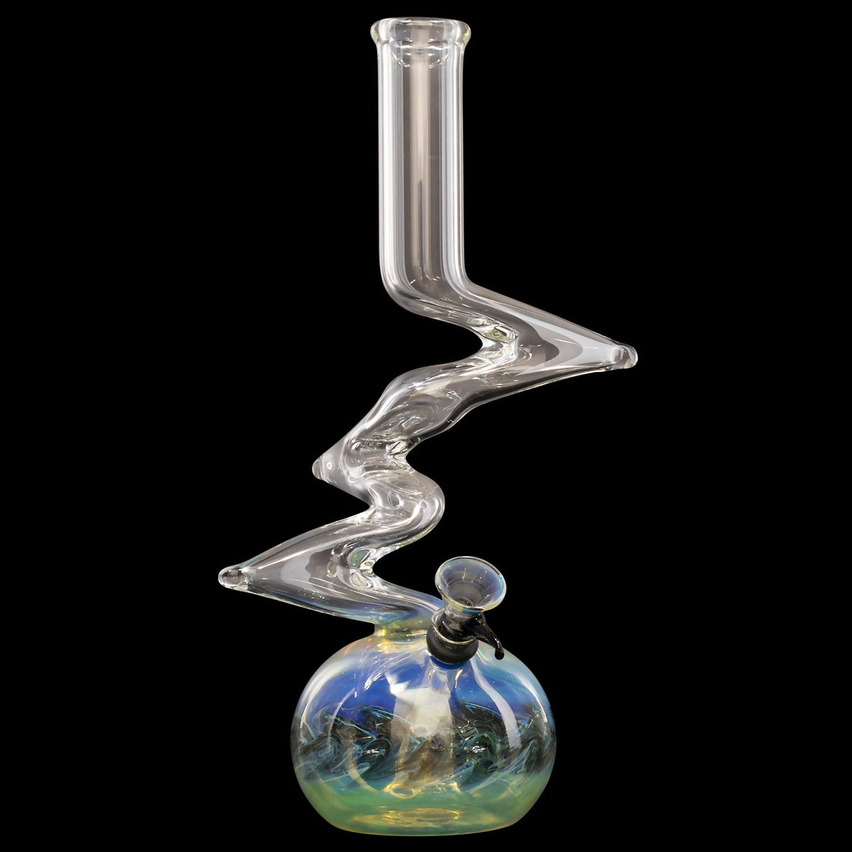 LA Pipes "The Switchback" Bubble Base Bong