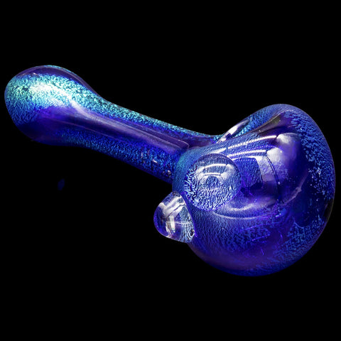 LA Pipes Full Dichro Spoon with Clear Marbles