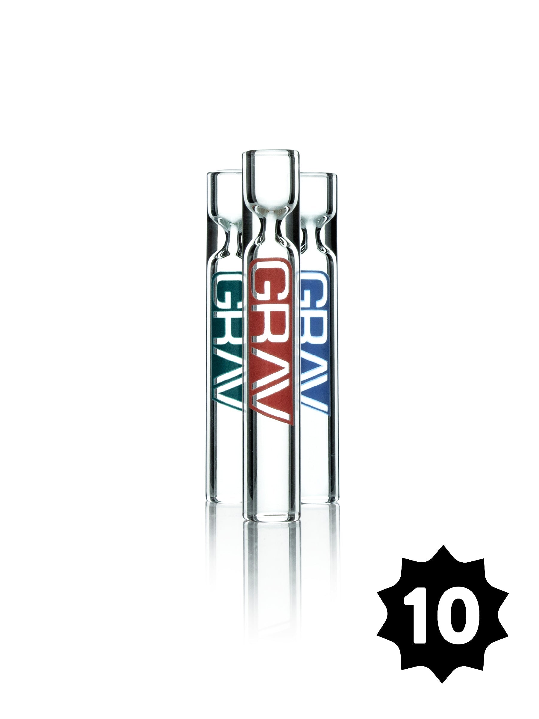 12mm GRAV® Clear Taster - Pack of 10